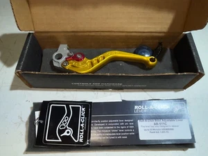 CRG Roll-A-Click Short Clutch Lever Gold Ducati Monster - AB-511C - Picture 1 of 9