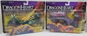 Vintage 1995 Kenner Dragonheart DRAGON Lot (2) Medusa, & Razorthrorn