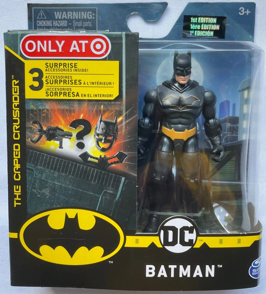 Spin Master DC 2020 The Caped Crusader Batman 4 Inch Figure 6055958