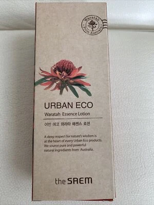 NEW The Saem Urban Eco Waratah Essence Lotion Anti Wrinkle Moisturizing 4.73oz M - Image 1 of 3