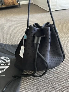 Chuchka Neoprene Bucket Bag - Black - BRAND NEW - Picture 1 of 5