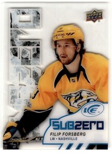 2017-18 Upper Deck ICE Sub Zero Filip Forsberg #SZ-33 Nashville Predators