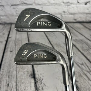 Ping Karsten III Ping Rail Black Dot 7 & 9 Eisen Stahlschaft Herren Rechtshand RH - Bild 1 von 8