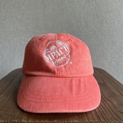 Gorra con correa de cuero rosa ajustable Mpact Island Adams Foto 1 de 4