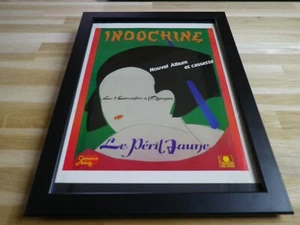 INDOCHINE - Le péril jaune - PUB ORIGINALE ENCADREE !! ORIG ADVERT FRAMED - Imagen 1 de 3