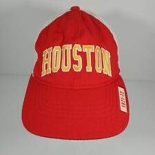 Vintage Houston Logo NBA Houston Rockets Hat Cap Reebok Hardwood Classic