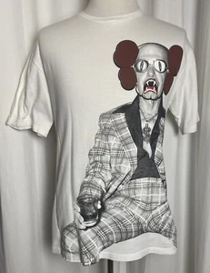 Vintage 2000’s Kaws Original Fake Mens Size Large White T-Shirt Collectors Item - Picture 1 of 23
