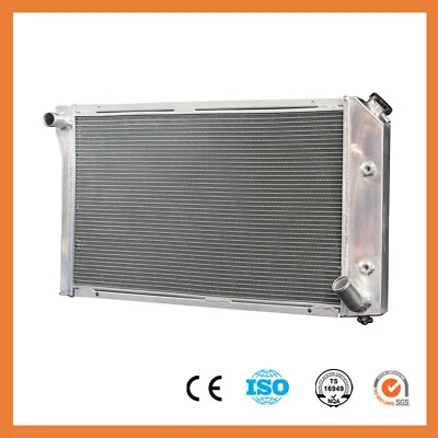 3Row Aluminum Radiator For Chevrolet 1977-82 Corvette Base 5.7L V8 AT 52mm CU718 - Image 1 of 4