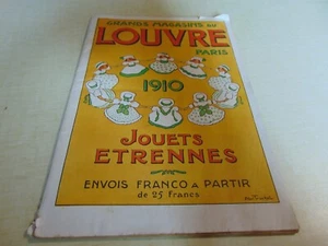 Catalogue GRANDS MAGAZINS DU LOUVRES PARIS jouets étrennes  1910 - Photo 1 sur 11