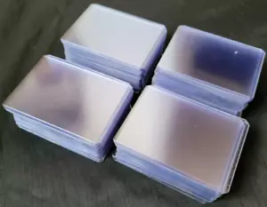 100 Toplader Standard Sammelkarten Schutzhüllen gut für Versand 3" x 4" - Bild 1 von 2