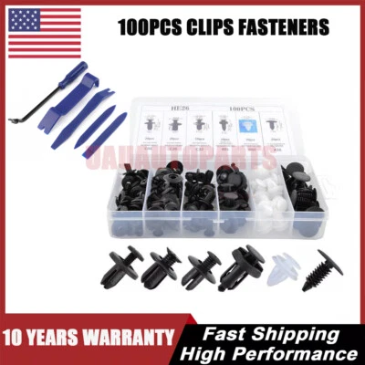 For Mazda Car Blue Box Set Bumper Fender Liner Push Type Retainer Clips Fastener - Image 1 of 4