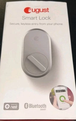 August Smart Lock entrada sin llave - plateado (AUG-SL04-M01-S04) Foto 1 de 2