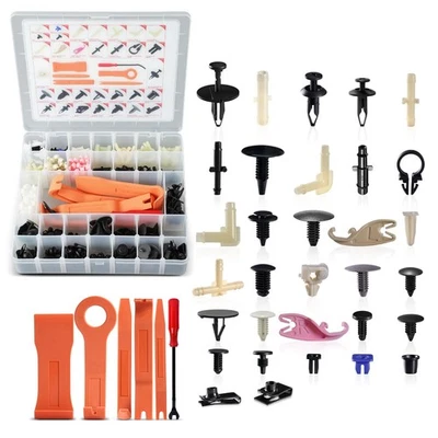 Kit de 320 piezas de clips de retención de panel de ajuste de conector de manguera de vacío para Mercury Cougar Foto 1 de 4