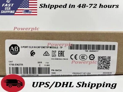AB 1756-EN2TR Ser C ControlLogix Ethernet Module Allen-Bradley 1756EN2TR - Image 1 of 3