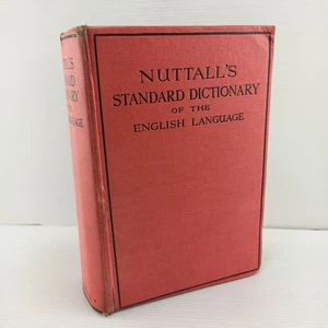 Nuttall's Standard Dictionary Of The English Language WJ Gordon 1945 5th Ed - Picture 1 of 20
