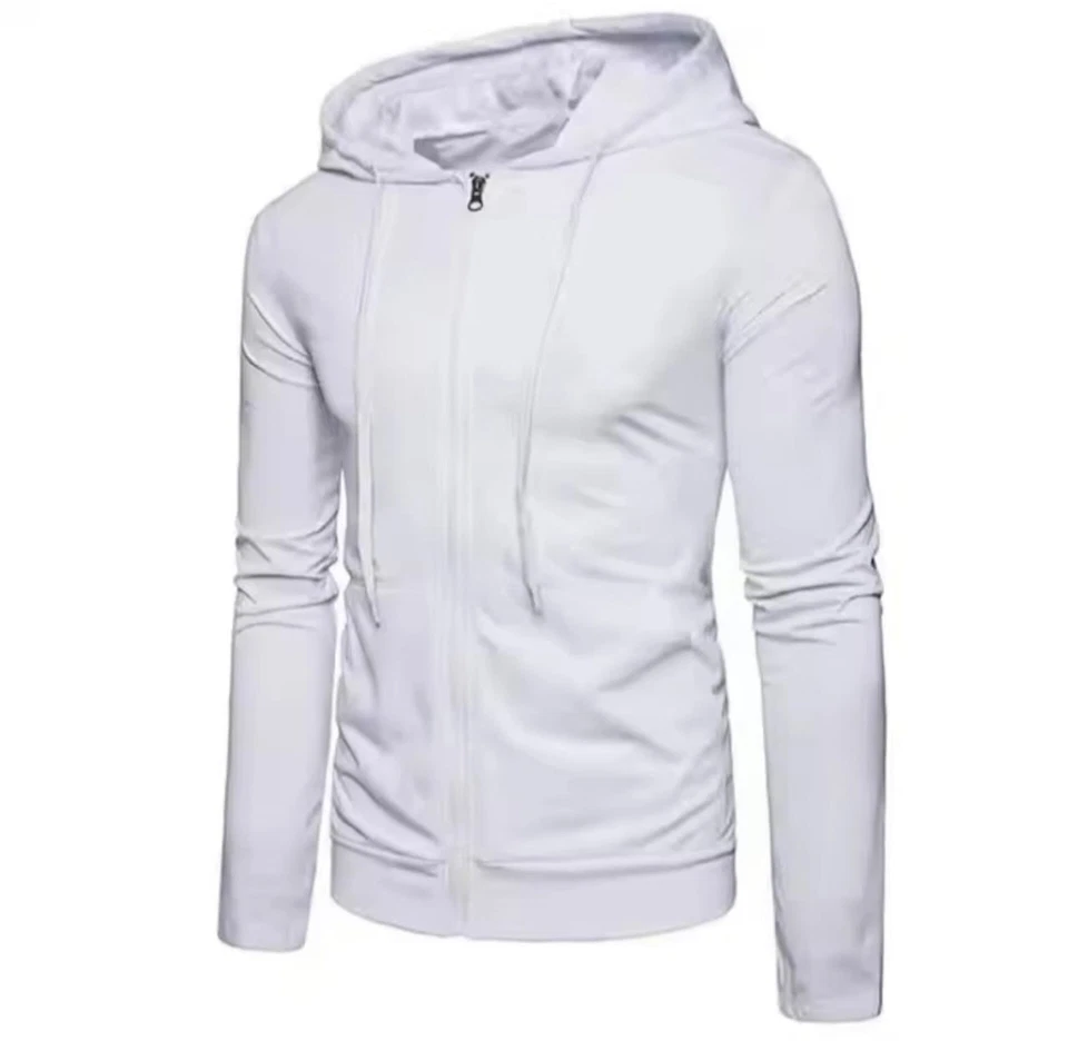 Sudadera con capucha cremallera completa para hombre | Chaqueta polar informal con capucha | Suéter suave y cómodo Foto 1 de 1