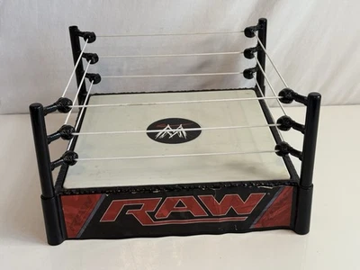 Mattel WWE WWF RAW Smackdown Wrestling Ring Arena 2010 Bouncy Floor 12” - Image 1 of 4