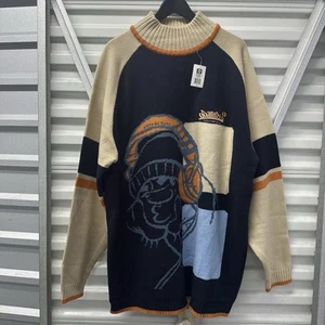 Vintage Southpole Knit Sweater XL Graffiti Hip Hop Baggy Deadstock NYC Rap Urban - Picture 1 of 8