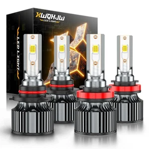 H11 9005 LED Headlight KIT Combo Bulbs For Ram 1500 2500 3500 4500 5500 2011-21 - Picture 1 of 14