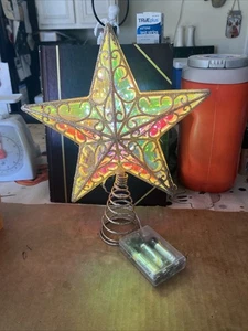 Star Tree Topper - batteriebetrieben - nagelneu - Bild 1 von 4