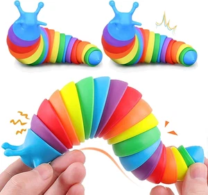 Yolistar 3D Giocattoli Di Agitazione Articolati Di Lumaca Di Fidget, Giocattolo - Imagen 1 de 8