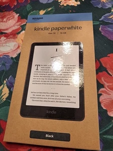 Amazon Kindle Paperwhite 12. Generation - 16GB - 7" - Schwarz - BRANDNEU - Bild 1 von 2