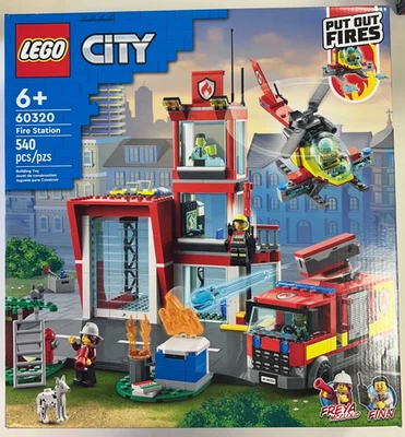 Lego City 60320 - Fire Station - New / Factory Sealed / RETIRED - Image 1 of 4