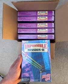MISSION IMPOSSIBLE 2 1987 EPYX S.E.I. NES CASE (6 Copies) SEALED