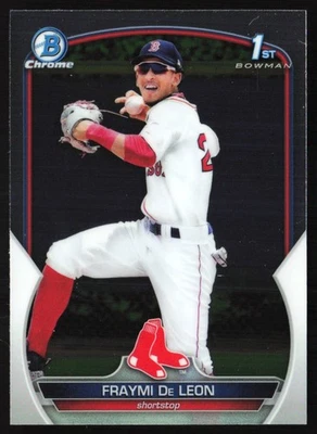 2023 Bowman Chrome Prospects Fraymi De Leon #BCP-97 GS1-10 - Image 1 of 2