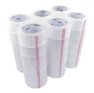 36 Rolls Carton Sealing Clear Packing Tape Box Shipping - 2.2 mil 2" x 110 Yards - Picture 1 of 3
