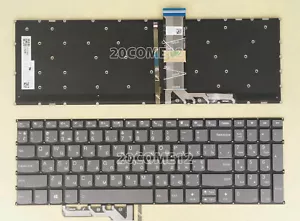 Nuovo per Lenovo Ideapad 3-15ADA6 3-15ALC6 tastiera Ucraina russo UR retroilluminato - Foto 1 di 2