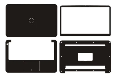 Laptop Sticker Skin Decal Carbon fiber Cover for Dell XPS 13 9333 13.3" - Image 1 of 4