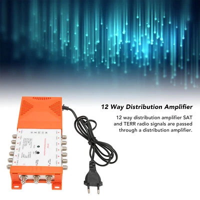 12 Channel Distribution Amplifier Cascadable A112C LTE Filter 12 Way Distributi - Image 1 of 4
