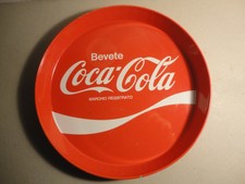 VASSOIO COCA COLA IN METALLO VINTAGE DIAMETRO CM: 31