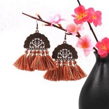 Bohemian earrings Fan-shaped tassel pendant earring Women Fashion Jewelry 