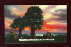 B53 Brunswick, Ga. Beautiful Sunset Along The Shore - Picture 1 of 2