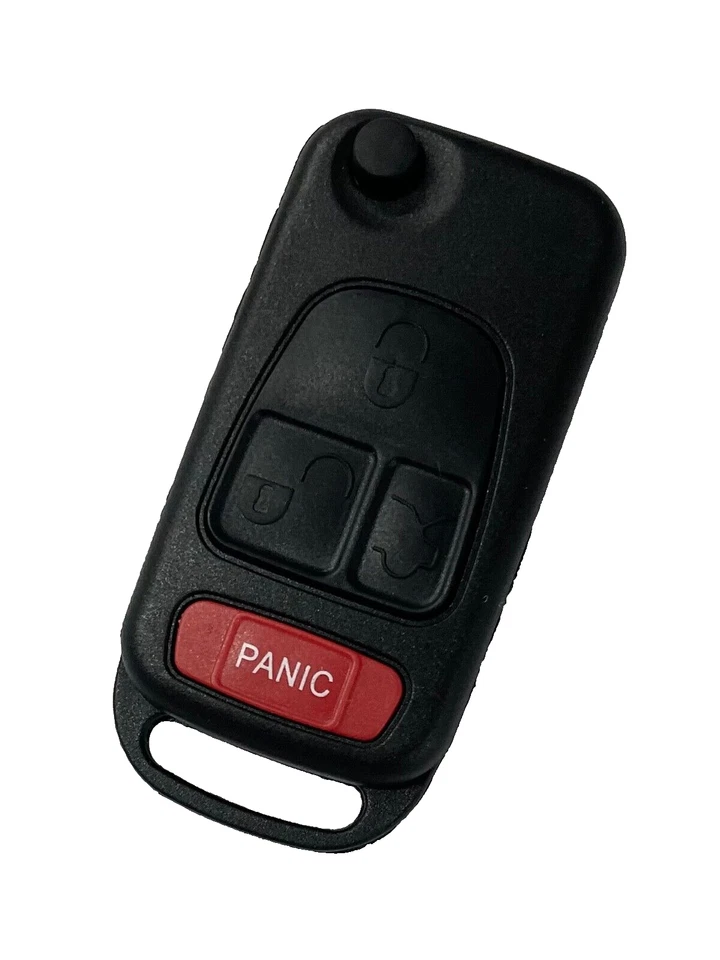 OEM ELECTRONIC 4 BUTTON REMOTE FLIP KEY FOB FOR 1999-2005 MERCEDES BENZ C CLASS - Image 1 of 4