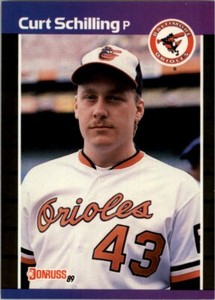 1989 Donruss Curt Schilling #635 RC ROOKIE Orioles Red Sox Diamondbacks *+*