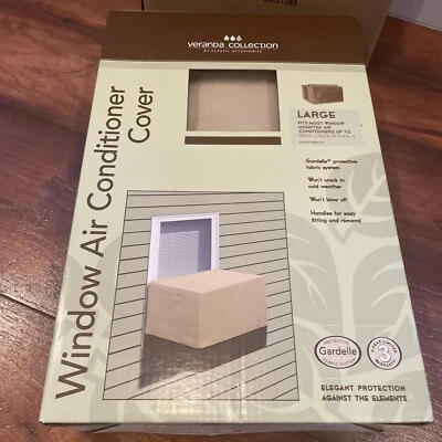 Cubierta de tela para aire acondicionado Veranda resistente ventana de aire acondicionado exterior grande Foto 1 de 4