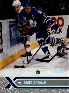 2000-01 Stadium Club Maple Leafs Hockey Card #150 Mats Sundin