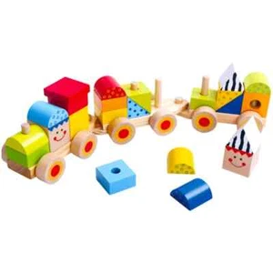 Winnie The Pooh Official Licensed Wooden Stacking Train Pull Along Toy - Picture 1 of 4
