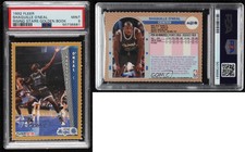 1992 Fleer Rising Stars Magazine Sheet Singles Shaquille O'Neal PSA 9 Rookie RC