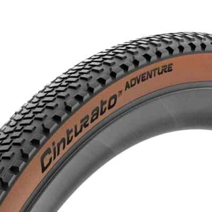 Pirelli Cinturato Adventure TLR Gravel Tyre - Tan - 700x40c - Tubeless Ready - Picture 1 of 4
