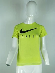 NIKE DRY FIT MAGLIA T SHIRT MAGLIETTA DONNA TAGLIA M COLORE FLUO - Foto 1 di 5