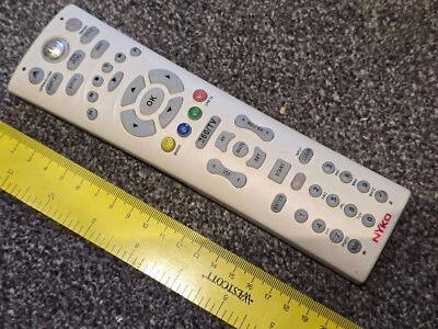 MICROSOFT XBOX 360 DVD TV MEDIA REMOTE CONTROL Nyko Intelligent IR BackLit White - Image 1 of 2