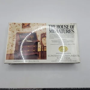 Vintage The House of Miniatures Dollhouse Chippendale Desk kit no.40017 sealed - Picture 1 of 6