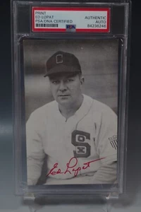 ED LOPAT PSA PRINT AUTO CHICAGO WHITE SOX CARD AUTOGRAPH GRADED - Bild 1 von 4