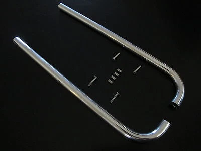 Pair Exhaust Straight Long Pipe Stack Tamiya Toy R/C 1/14 King Grand Hauler - Image 1 of 2