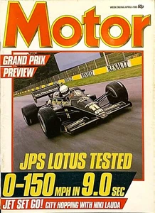MOTOR MAGAZINE 06-APR-85- Honda Civic GT, Reliant Scimitar SS1, MG Montego Turbo - Picture 1 of 7