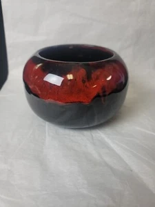 Lava Bowl Drip Glaze MCM Miali Pottery Bowl California - Picture 1 of 12